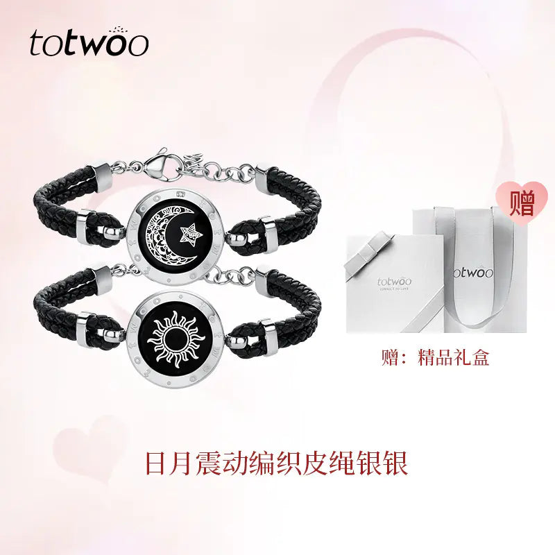 Totwoo Smart Bracelet with Flash & Vibration for Couples
