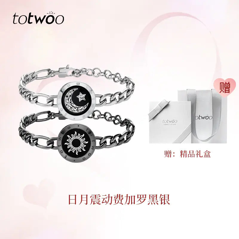 Totwoo Smart Bracelet with Flash & Vibration for Couples