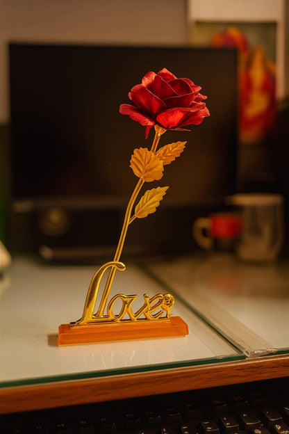 𝐑𝐞𝐝 𝐫𝐨𝐬𝐞 𝐰𝐢𝐭𝐡 𝐥𝐨𝐯𝐞 𝐬𝐭𝐚𝐧𝐝 ! 𝐛𝐞𝐬𝐭 𝐟𝐨𝐫 𝐠𝐢𝐟𝐭