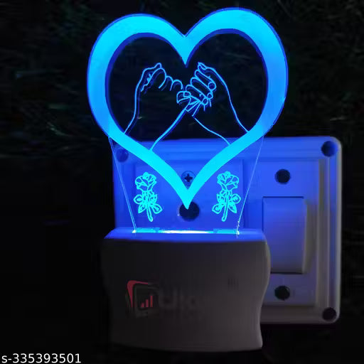 ʀᴇᴅ ʀᴏʙɪɴ ʜᴇᴀʀᴛ ᴘʀᴏᴍɪꜱᴇ ᴀᴄʀʏʟɪᴄ 3ᴅ ᴏᴘᴛɪᴄᴀʟ ɪʟʟᴜꜱɪᴏɴ ɴɪɢʜᴛ ʟᴀᴍᴘ, ʀɢʙ 7 ᴄᴏʟᴏʀꜱ ᴀᴜᴛᴏ ᴄᴏʟᴏᴜʀ& ᴍᴜʟᴛɪᴄᴏʟᴏᴜʀ - 7ᴄᴍ+3.5ᴄᴍ